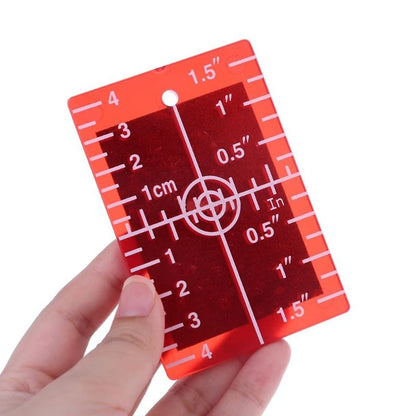 Laser Level Target Card for Accurate Measurements - Smarsty