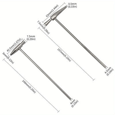 Mini Hammer Tool Set for Jewelry and Watch Repair - Smarsty