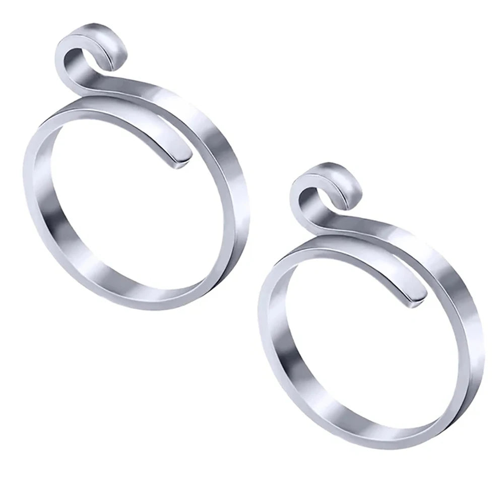 Adjustable Knitting Crochet Loop Ring Thimble Set - Smarsty