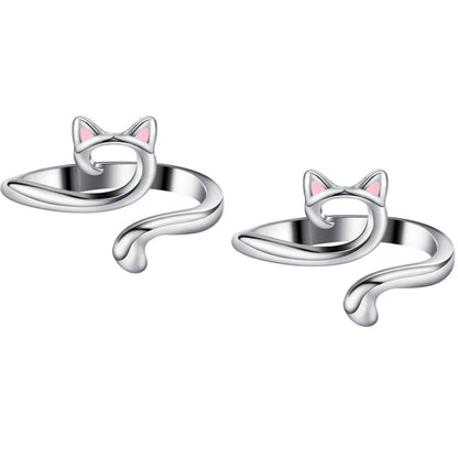 Adjustable Knitting Crochet Loop Ring Thimble Set - Smarsty