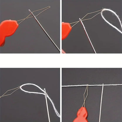 Plastic Needle Threaders for Easy Hand Sewing and Crafting - Smarsty