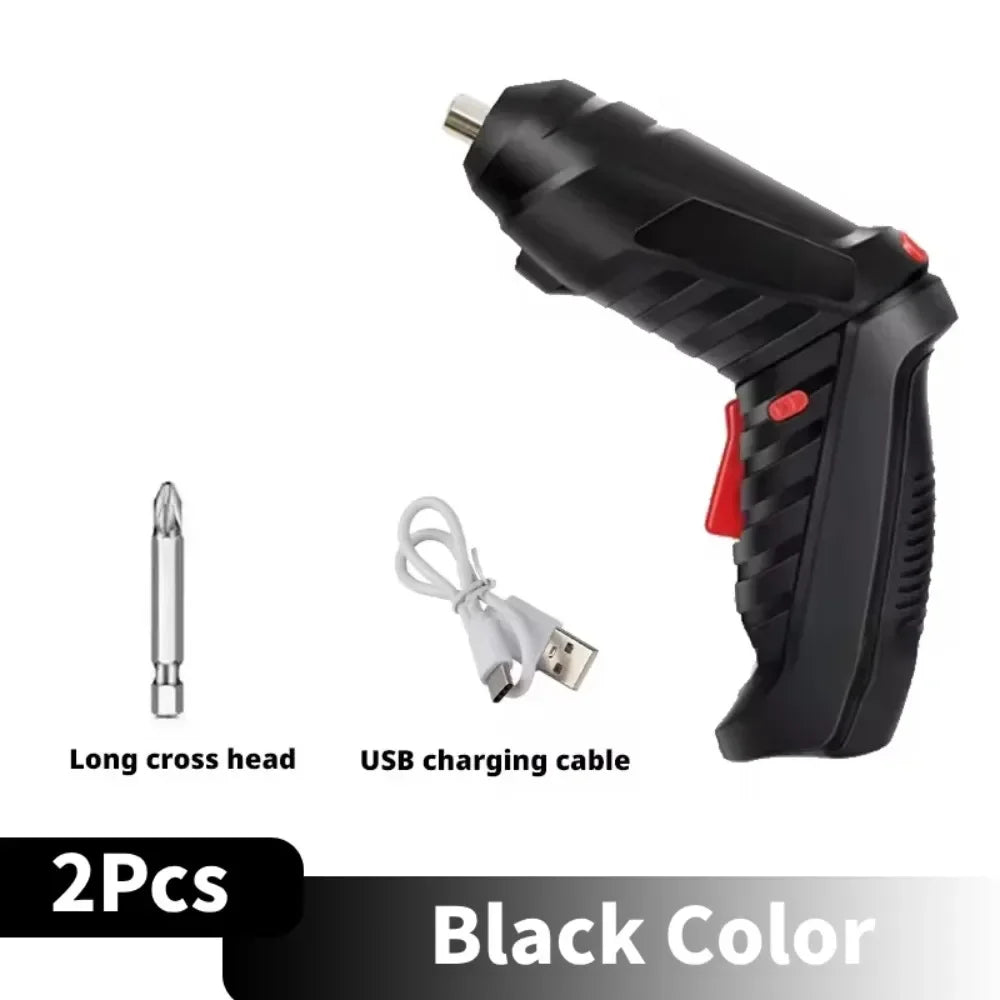 Powerful 3.6V Electric Screwdriver Set with LED Light - Smarsty