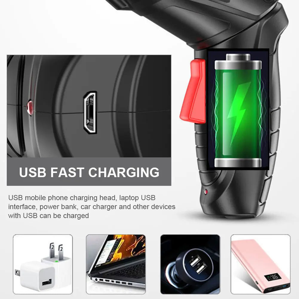 Powerful 3.6V Electric Screwdriver Set with LED Light - Smarsty