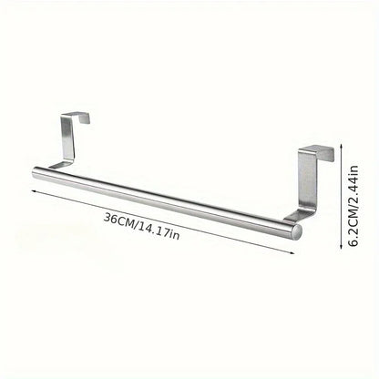 Over Door Stainless Steel Towel Rack for Kitchens - Smarsty