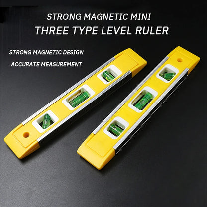 Strong Magnetic Mini Level Gauge Set with Three Types - Smarsty