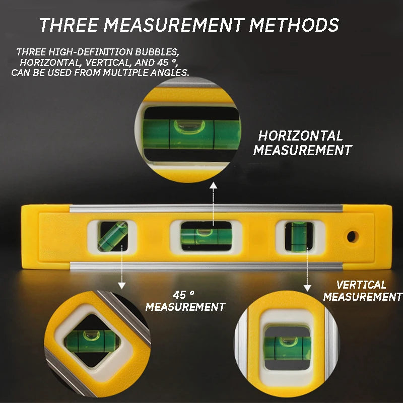 Strong Magnetic Mini Level Gauge Set with Three Types - Smarsty