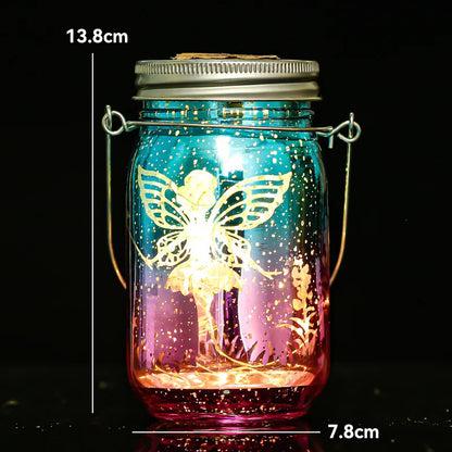 Solar Mason Jar Lanterns Waterproof Fairy Lights for Garden - Smarsty