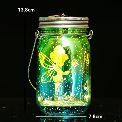 Solar Mason Jar Lanterns Waterproof Fairy Lights for Garden - Smarsty