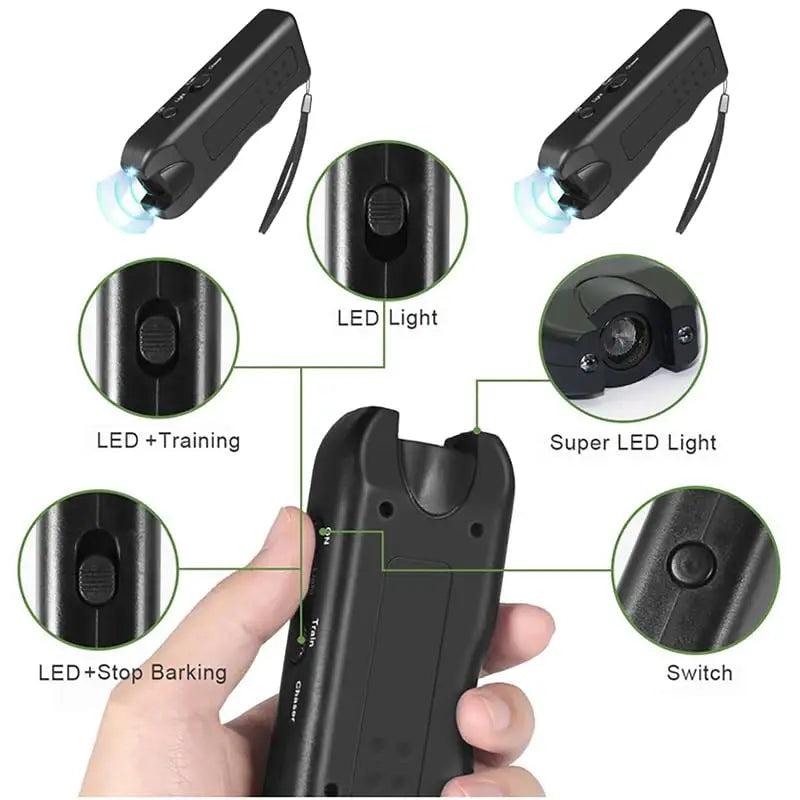 Portable Ultrasonic Dog Repeller for Effective Bark Control - Smarsty