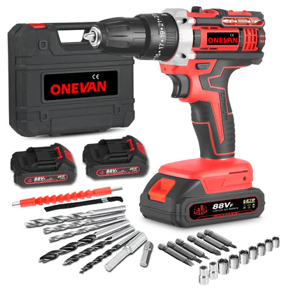 ONEVAN 500W Cordless Impact Drill Set for Woodworking - Smarsty