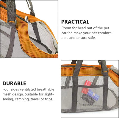 Breathable Foldable Pet Carrier Handbag for Small Dogs - Smarsty