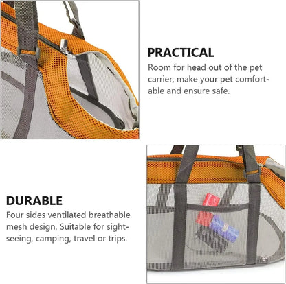 Breathable Foldable Pet Carrier Handbag for Small Dogs - Smarsty