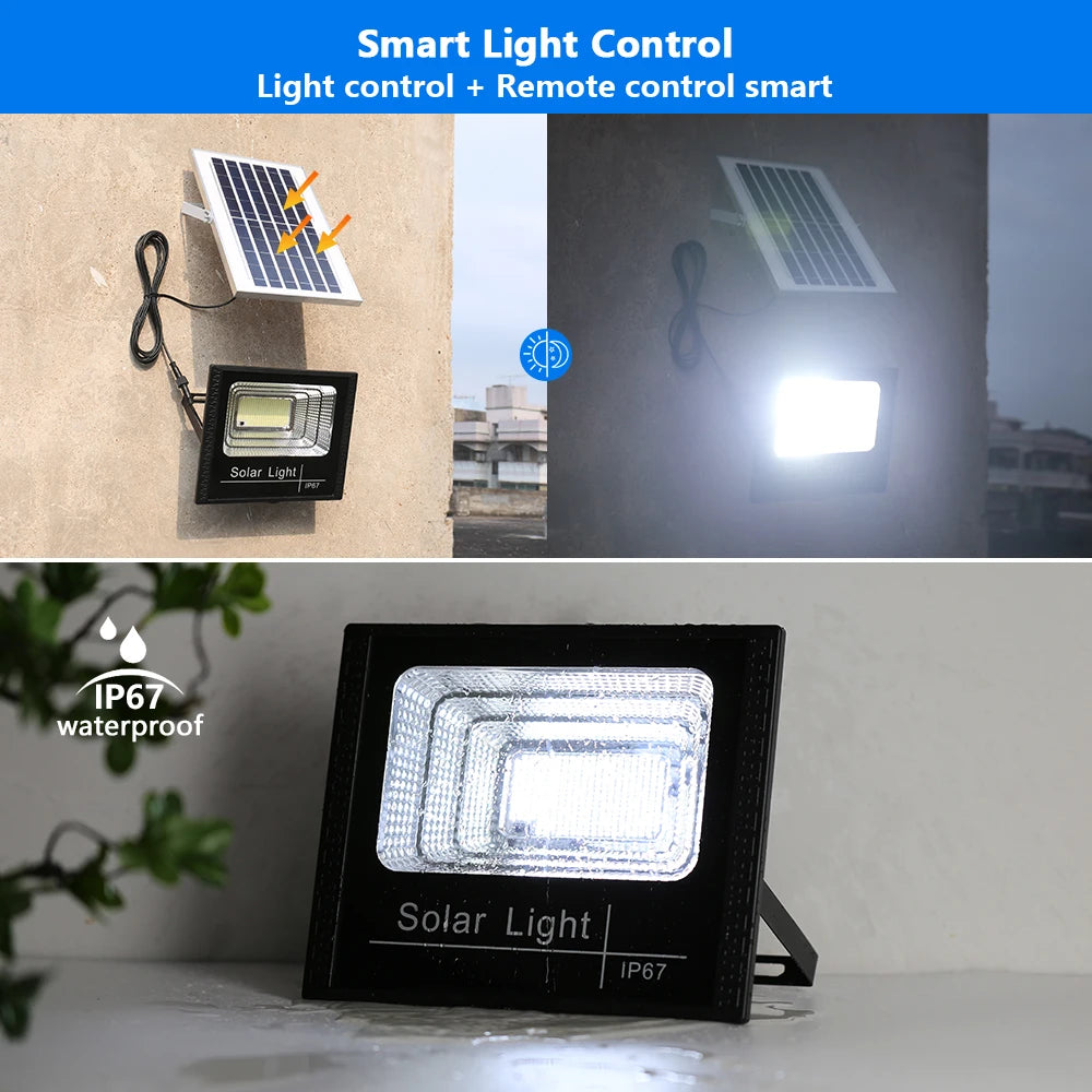 Powerful Waterproof LED Solar Lights With Remote Control - Smarsty