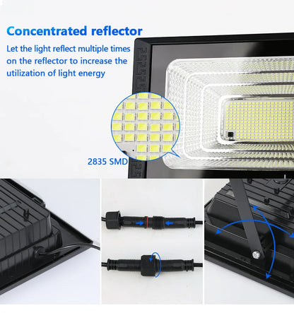 Powerful Waterproof LED Solar Lights With Remote Control - Smarsty