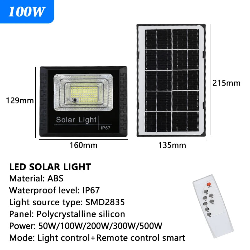 Powerful Waterproof LED Solar Lights With Remote Control - Smarsty