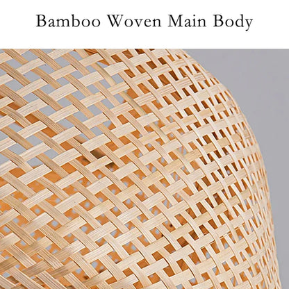30cm Hand Woven Bamboo Pendant Light for Stylish Spaces - Smarsty