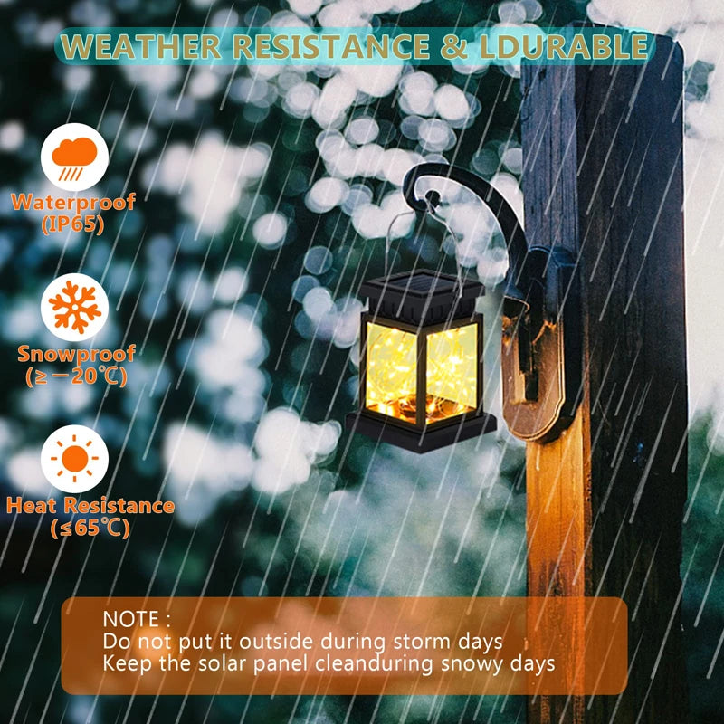 Solar LED Outdoor Lanterns for Garden Decoration - Smarsty