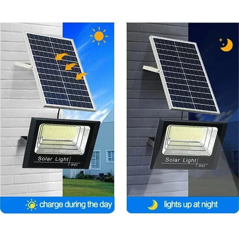 Solar Flood Lights with Remote Control and Adjustable Angle - Smarsty