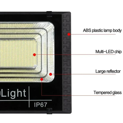 Solar Flood Lights with Remote Control and Adjustable Angle - Smarsty