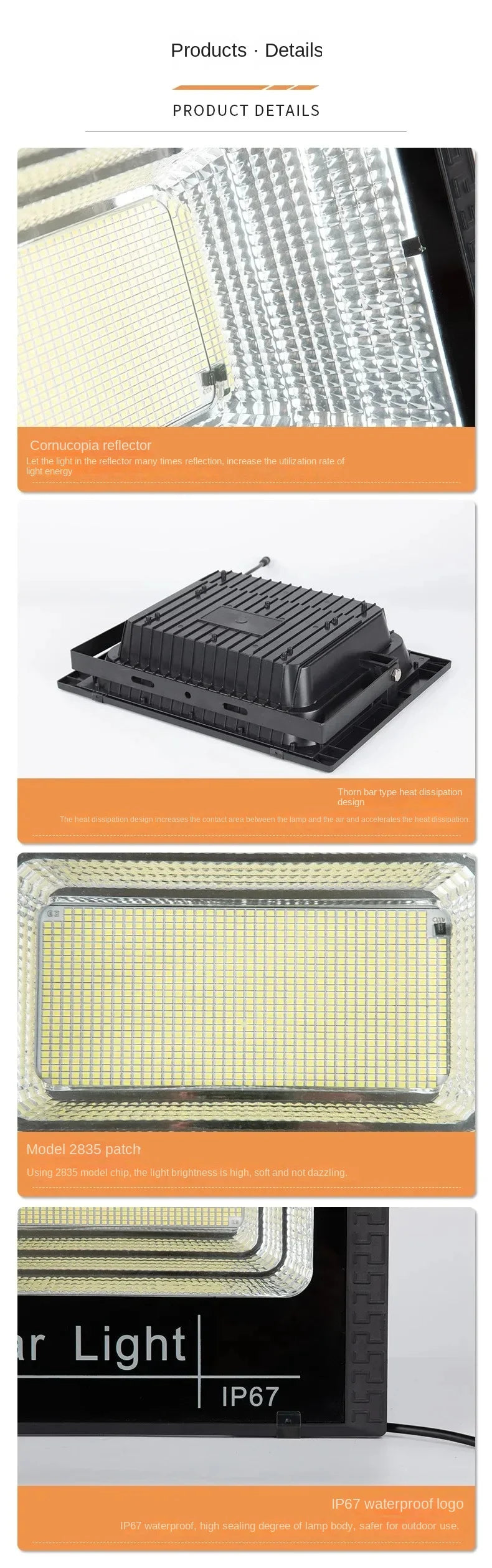 Solar Flood Lights with Remote Control and Adjustable Angle - Smarsty