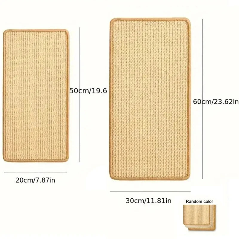 Natural Sisal Cat Scratcher Mat for Couch Protection - Smarsty