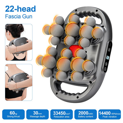 High-Frequency Vibration Body Massage Gun for Muscle Relief - Smarsty