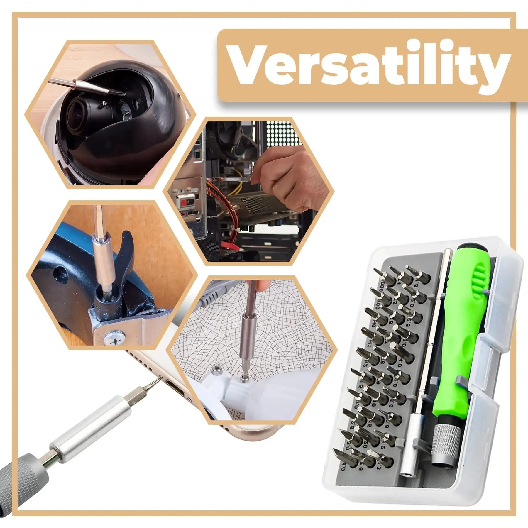 Mini 32 in 1 Magnetic Screwdriver Set for Precision Repairs - Smarsty