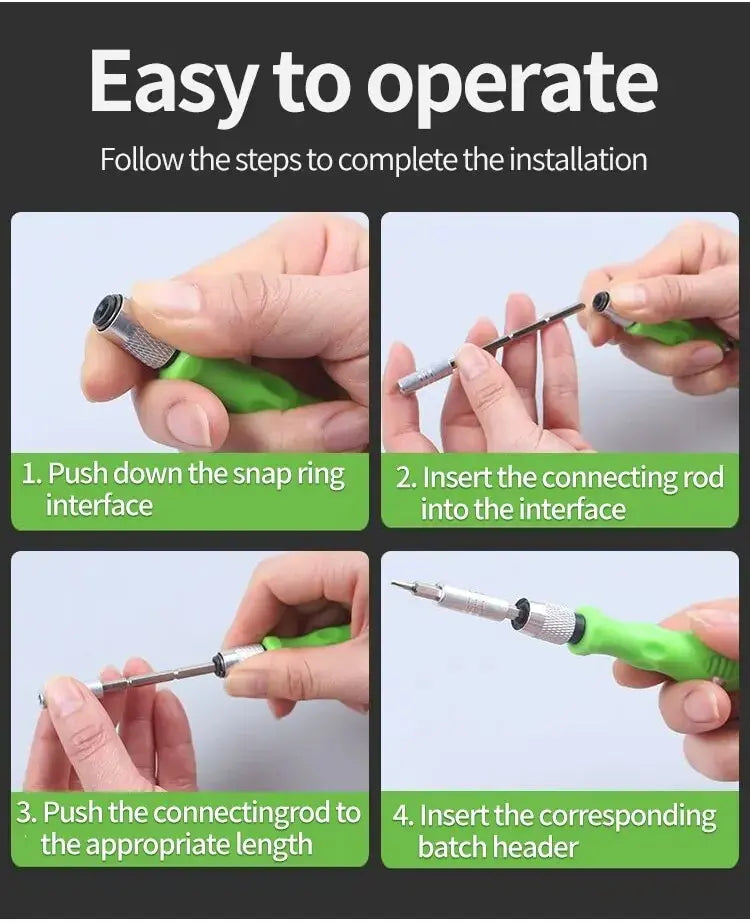 Mini 32 in 1 Magnetic Screwdriver Set for Precision Repairs - Smarsty