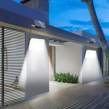 LED Solar Motion Sensor Outdoor Wall Lamp Waterproof - Smarsty