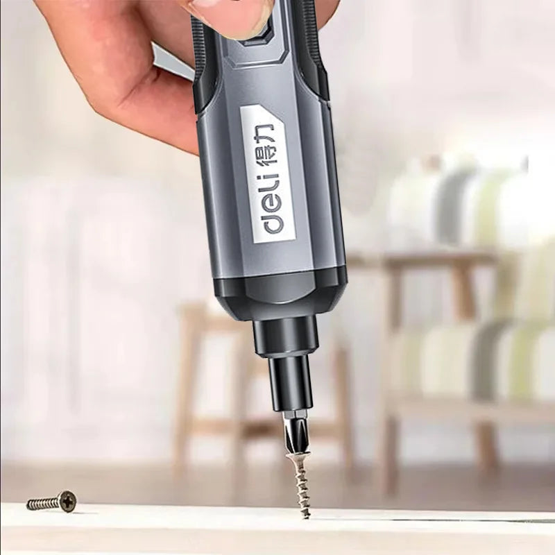 Cordless Electric Screwdriver with Rechargeable Lithium Battery - Smarsty