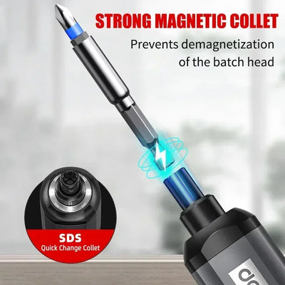 Cordless Electric Screwdriver with Rechargeable Lithium Battery - Smarsty