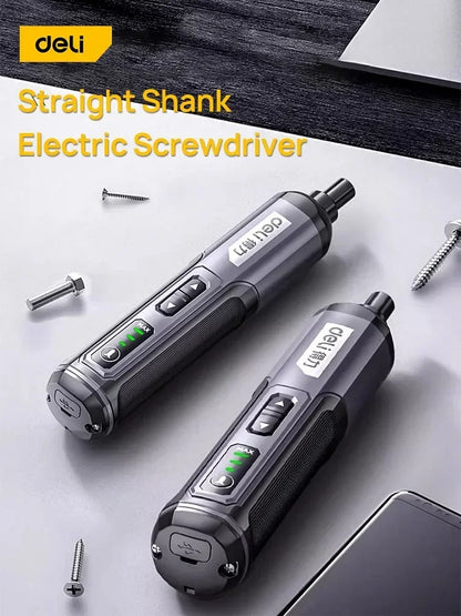 Cordless Electric Screwdriver with Rechargeable Lithium Battery - Smarsty