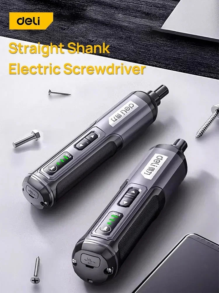 Cordless Electric Screwdriver with Rechargeable Lithium Battery - Smarsty