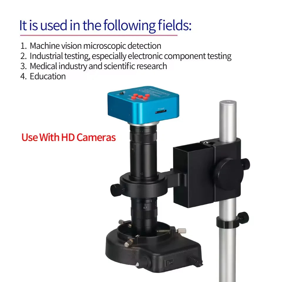 Adjustable 35X-215X Microscope Lens for High Definition Imaging - Smarsty