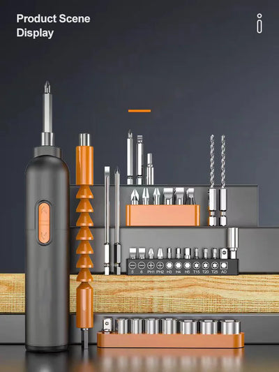 Cordless Electric Drill Set for Easy Household Repairs - Smarsty