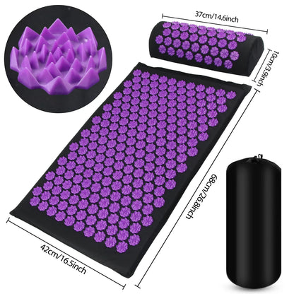 Shiatsu Acupressure Massage Mat for Relaxation and Wellness - Smarsty