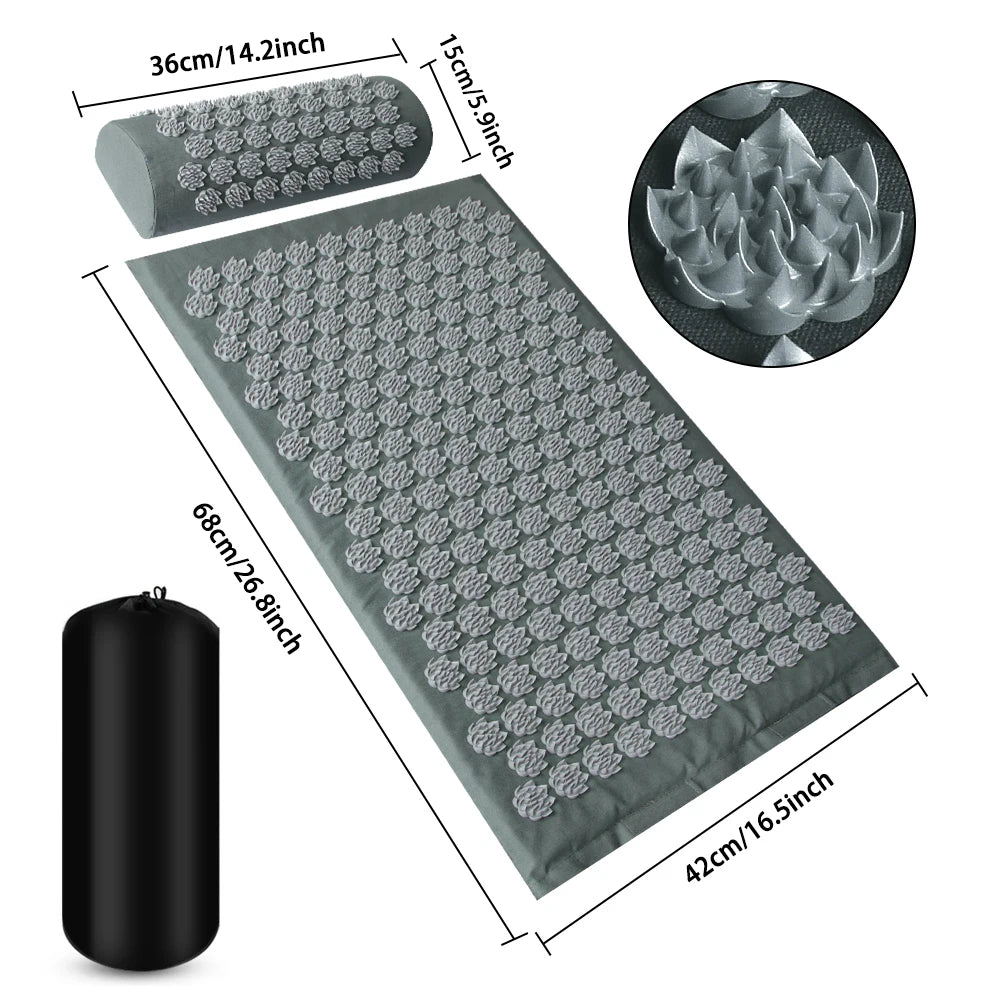 Shiatsu Acupressure Massage Mat for Relaxation and Pain Relief - Smarsty
