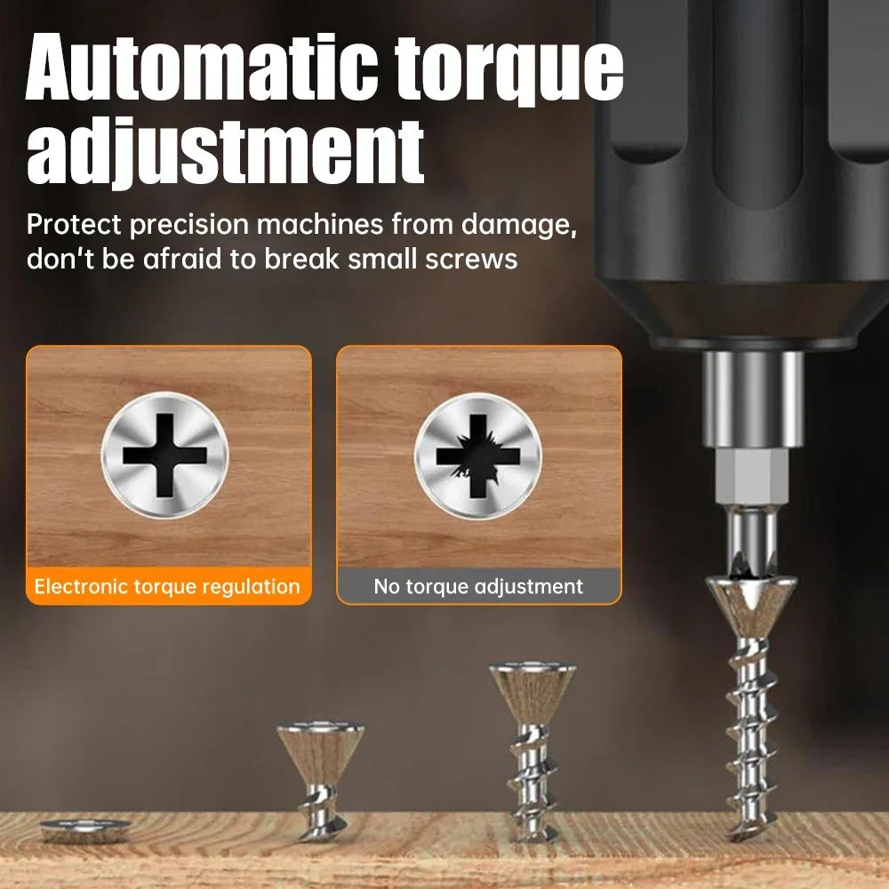Rechargeable USB Electric Screwdriver with Precision Control - Smarsty