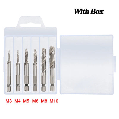 Titanium Plated Tap Drill Bit Set for Precision Tapping - Smarsty