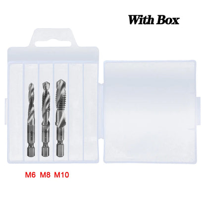 Titanium Plated Tap Drill Bit Set for Precision Tapping - Smarsty