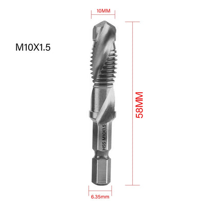 Titanium Plated Tap Drill Bit Set for Precision Tapping - Smarsty