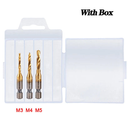 Titanium Plated Tap Drill Bit Set for Precision Tapping - Smarsty