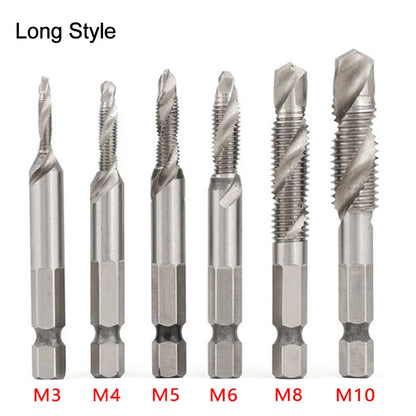 Titanium Plated Tap Drill Bit Set for Precision Tapping - Smarsty