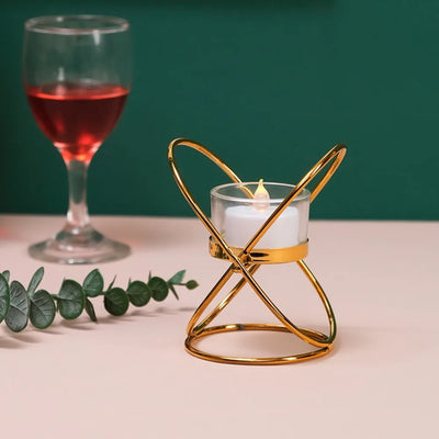 Metal Candlestick Holder for Romantic Table Decor - Smarsty