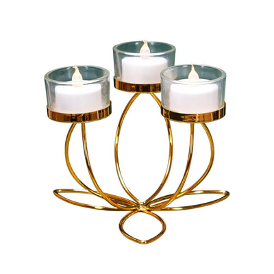 Metal Candlestick Holder for Romantic Table Decor - Smarsty