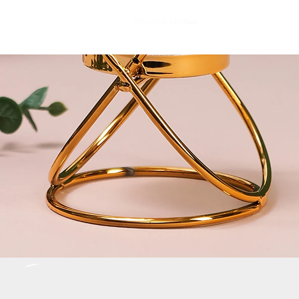 Metal Candlestick Holder for Romantic Table Decor - Smarsty