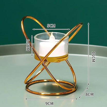 Metal Candlestick Holder for Romantic Table Decor - Smarsty