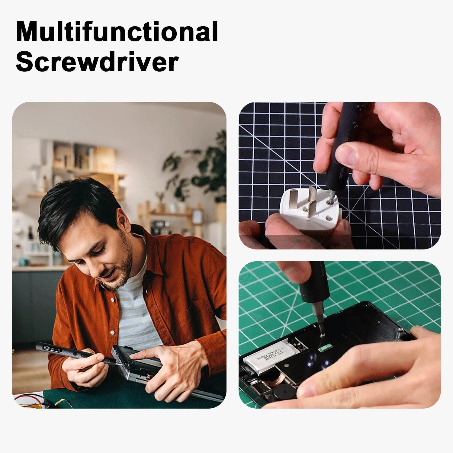 4 in 1 Electric Screwdriver Set With LED Light - Smarsty