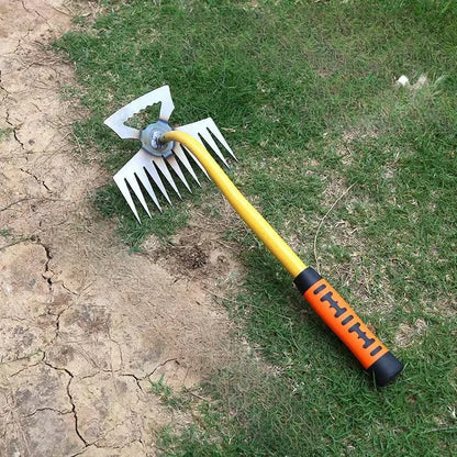 Durable Manganese Steel Weeding Rake for Easy Soil Cultivation - Smarsty