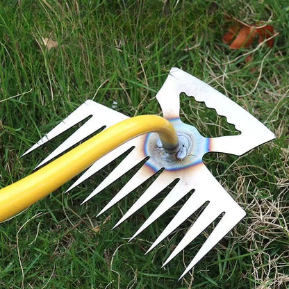 Durable Manganese Steel Weeding Rake for Easy Soil Cultivation - Smarsty